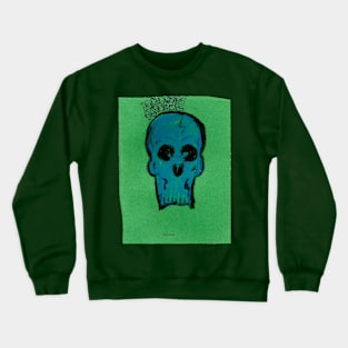 Blue Skull, hh5art Crewneck Sweatshirt